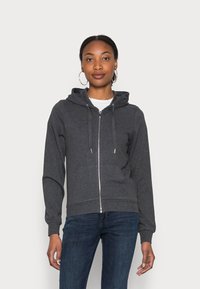 Anna Field Camisola com fecho - mottled dark grey