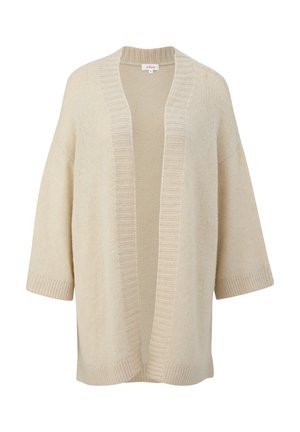 s.Oliver OVERSIZE - Strickjacke - beige