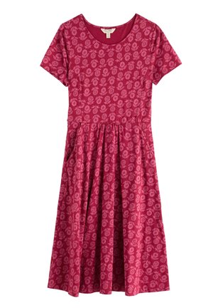 Seasalt Cornwall, SEASALT CORNWALL S/S APRIL DRESS - Jerseyjurk - red - marigold sketch red cabin