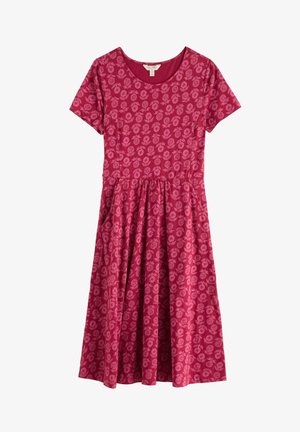 Seasalt Cornwall, SEASALT CORNWALL S/S APRIL DRESS - Jerseyjurk - red - marigold sketch red cabin