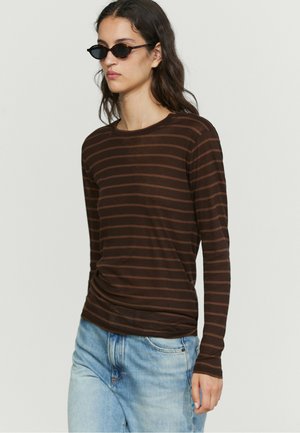 Massimo Dutti, - Bluzka z długim rękawem