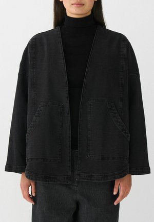 AUGUSTA WASH FADED - Denim jacket - black