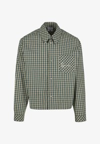 Kijelölve, dark green of white check