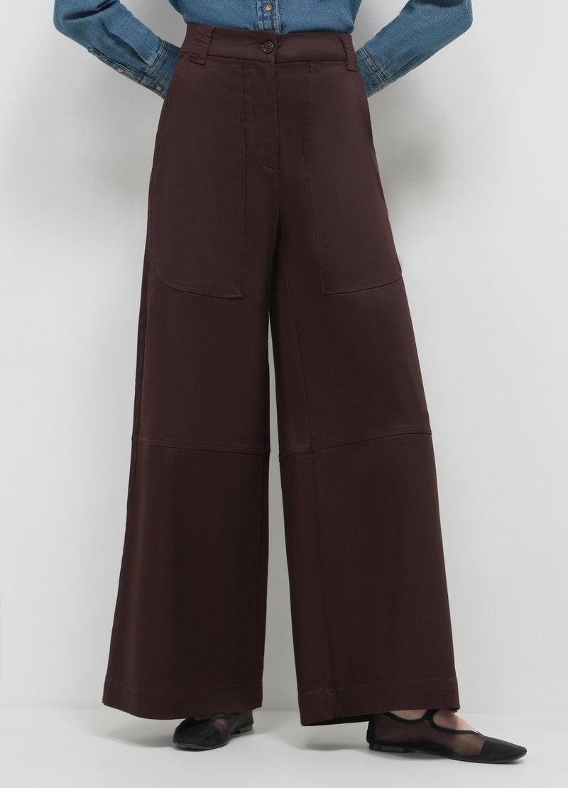 Calliope Stoffhose - marrone