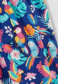 JoJo Maman Bébé TROPICAL BIRD PET IN POCKET BUTTON FRONT - REGULAR FIT - Ingruha - navy blue bird