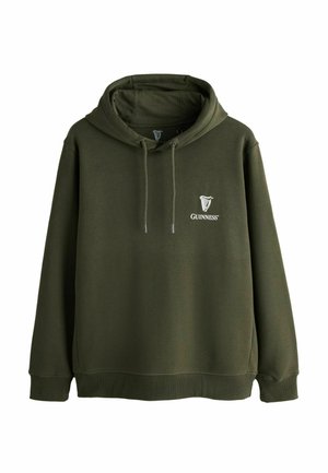 Next, REGULAR FIT - GUINESS LICENSE GRAPHIC HOODIE . - Hoodie - khaki green