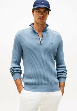 QUARTER-ZIP  - Trui - brisk blue