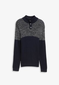 Wybrany, offwhite navy plated mouline