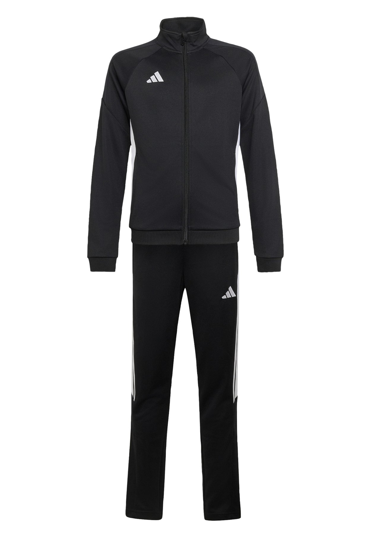 adidas TIRO ESSENTIAL KIDS UNISEX SET - Tracksuit - black black white