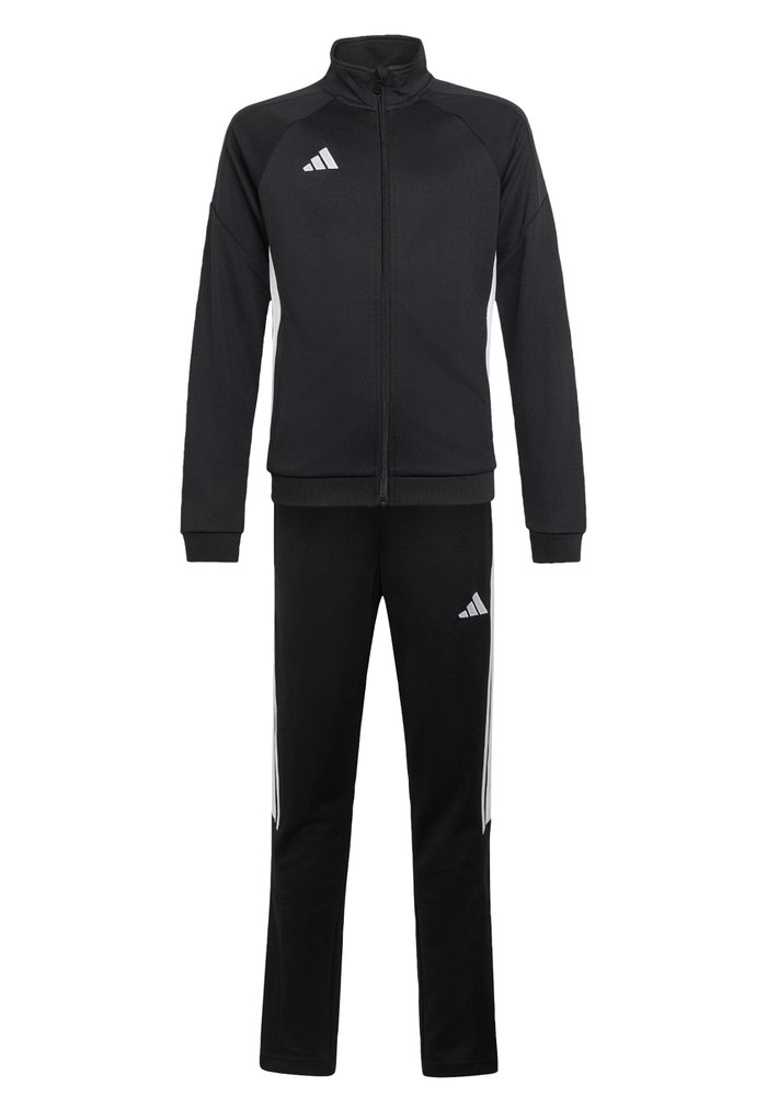 adidas TIRO ESSENTIAL KIDS UNISEX SET - Tracksuit - black black white