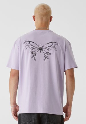 Print T-shirt - lilac