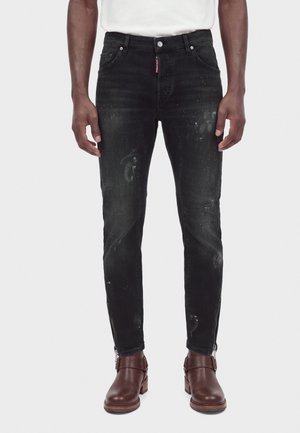 Dsquared2, NEW BIKER - Тесни дънки - black