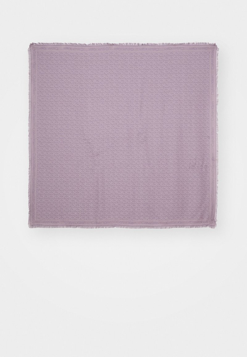 Calvin Klein MONOGRAM SCARF 130x130 - Lakats - sea fog