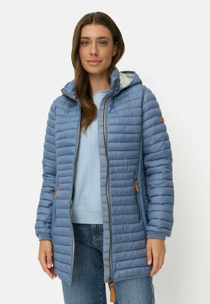 camel active, WASSERABWEISENDE STEPPJACKE MIT REISSVERSCHLUSSTASCHEN - Wintermantel - smoke blue
