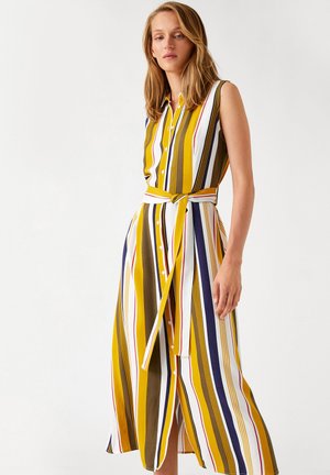 WAISTBANDED - Vestido camisero - khaki
