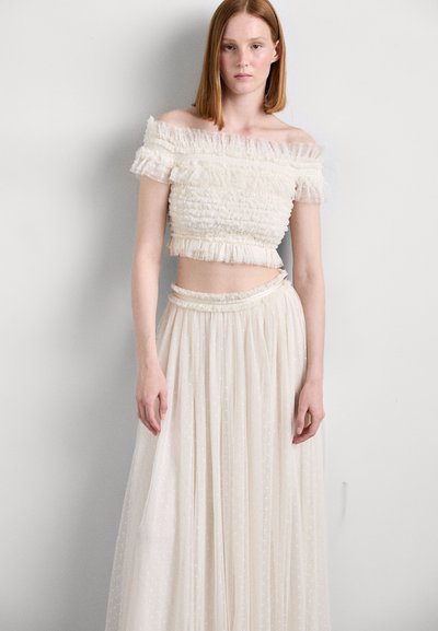 Needle & Thread KISSES ANKLE SKIRT - Jupe longue - cream