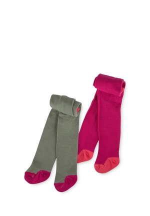 2 PACK FANCY FOREST - Strumpfhose - grün beere