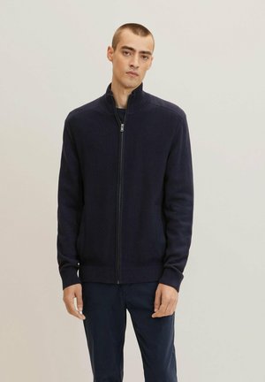 Cardigan - knitted navy melange