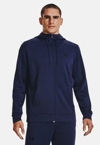 Under Armour ARMOUR FLEECE - Felpa con cappuccio - midnight navy