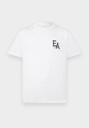 Nyomott mintás póló - white