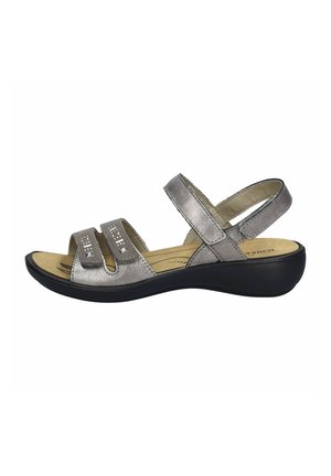 IBIZA - Sandali con zeppa - platin