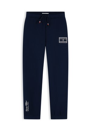 Tommy Hilfiger, OUTLINE FLAG UNISEX - Pantaloni de trening - dark night navy