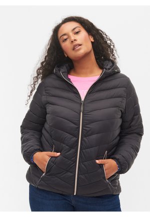 QUILTED LIGHTWEIGHT  WITH - Winterjacke - black