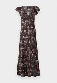 FLUTTER LACE - Vestido comprido - brown floral