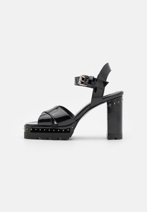 The Kooples CHAUSSURES - Sandalias de tacón - black