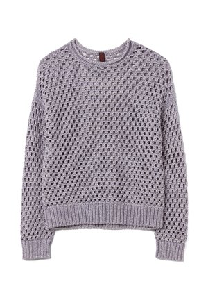 Stefanel Strickpullover - metallic blue