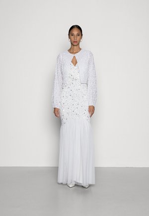 SLEEVE EMBELLISHED JACKET - Korte jassen - ivory
