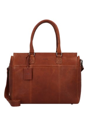 FUNDAMENTALS ANTIQUE AVERY 15.6 inch - Notebooktasche - cognac