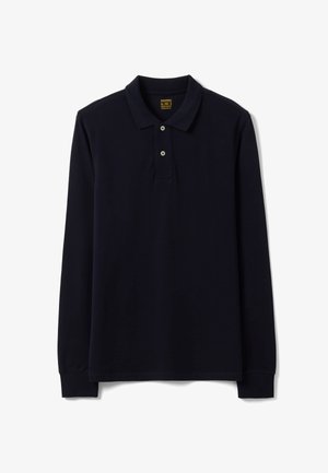 OVS, LONG-SLEEVED PIQUÉ POLO SHIRT, REGULAR FIT - Poloshirt - night blue