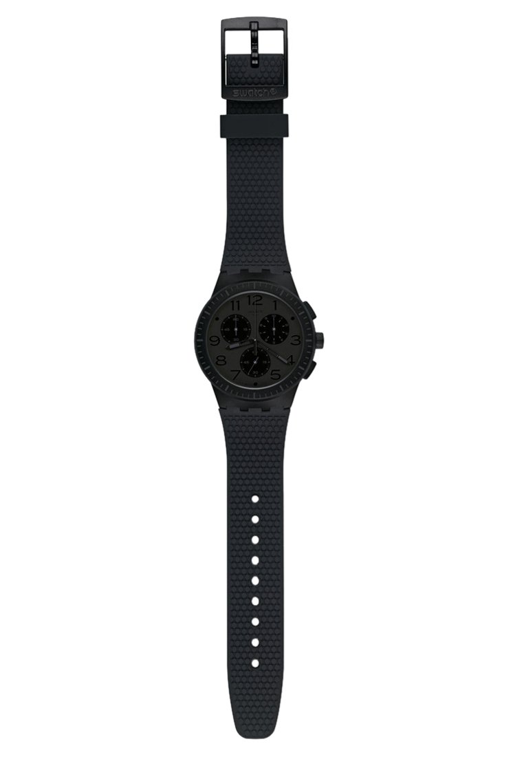 swatch chronograph black
