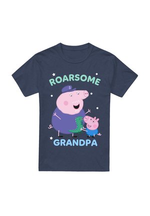PEPPA PIG ROARSOME GRANDPA - T-Shirt print - dark blue