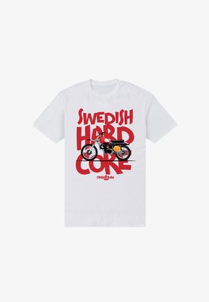 Henry Tiger, CRASH & BURN SWEDISH HARDCORE - T-shirts print - white