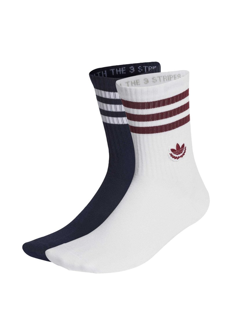 adidas Originals PREMIUM CREW 2 PAIRS Socks white legend ink/white
