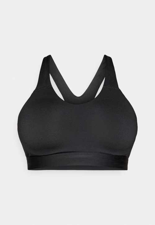 adidas OPTIME ESSENTIALS WORKOUT HIGH SUPPORT - High support sports bra - black — foto 5