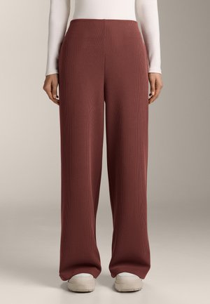 HIGH RISE WITH SOFT TOUCH - Træningsbukser - brown