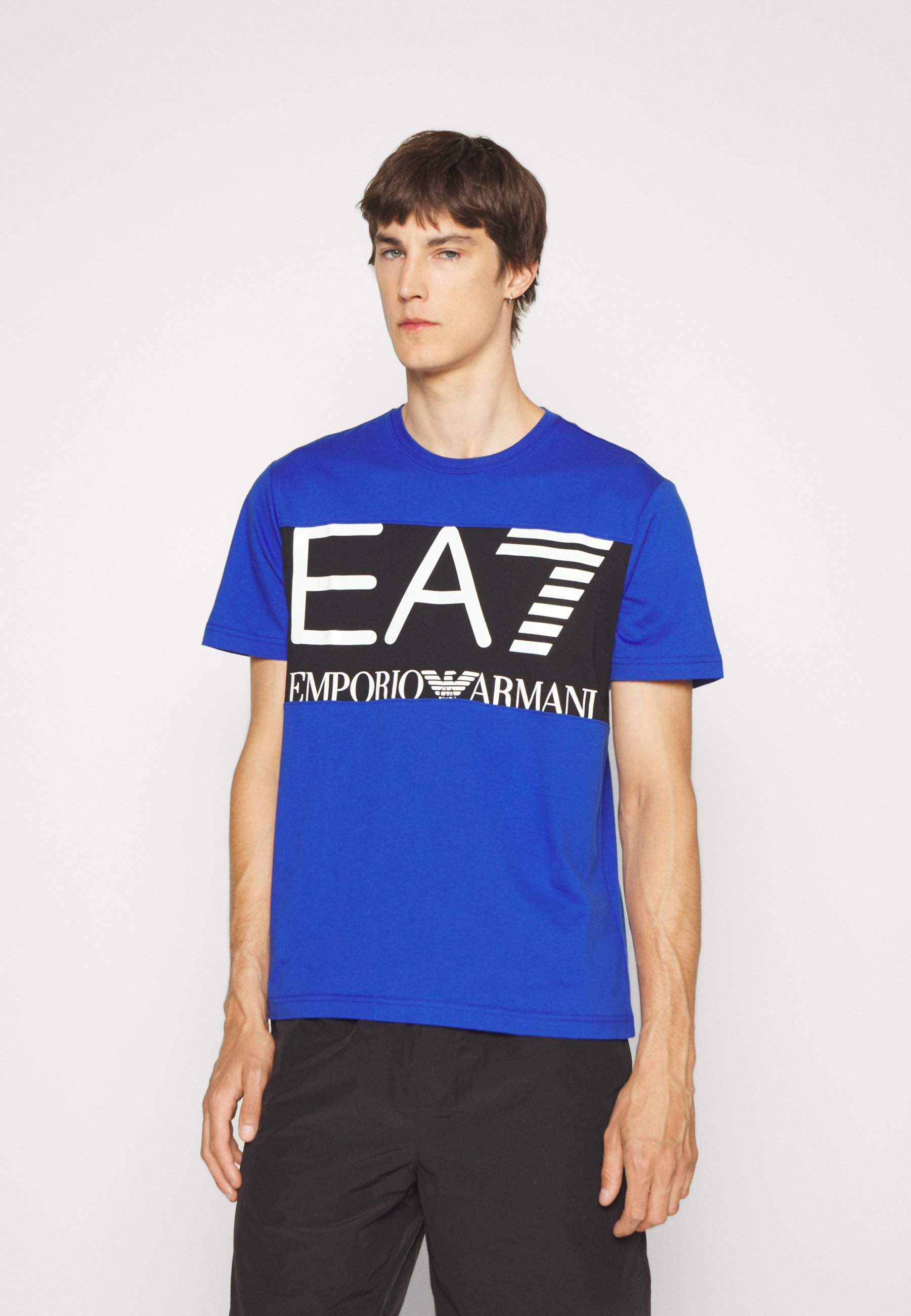 Blue armani t shirt Outlet