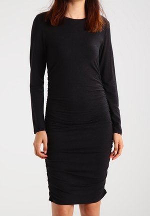 Robe en jersey - mottled dark grey