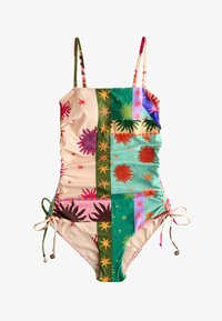 Non sélectionné, pink green embellished beaded star print