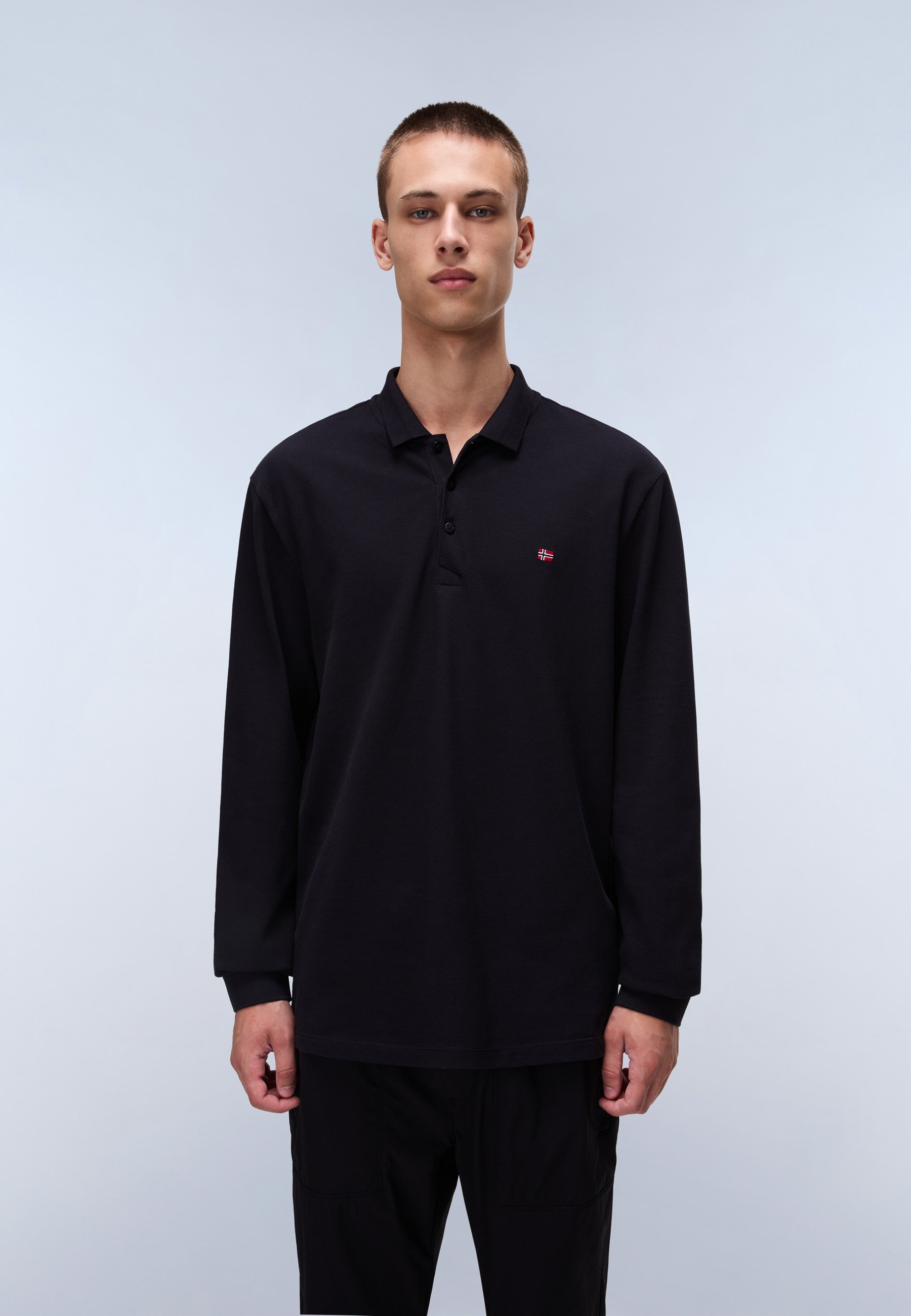 Napapijri EALIS LS - Long sleeved top - black - Zalando.co.uk