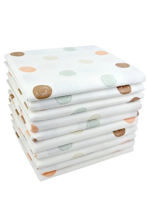 10 PACK NATUR MOTIVE - Muslin blanket - punkte