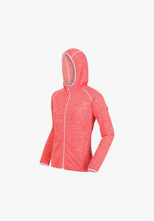 YONDER  STRETCH MIDLAYER  - Fleece jacket - neon peach