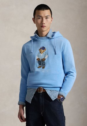 POLO BEAR FLEECE HOODIE - Sweatshirt - chambray blue