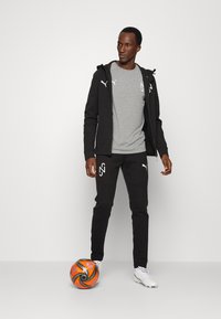 Puma NEYMAR JR EVOSTRIPE TEE - T-shirt con stampa - medium gray heather