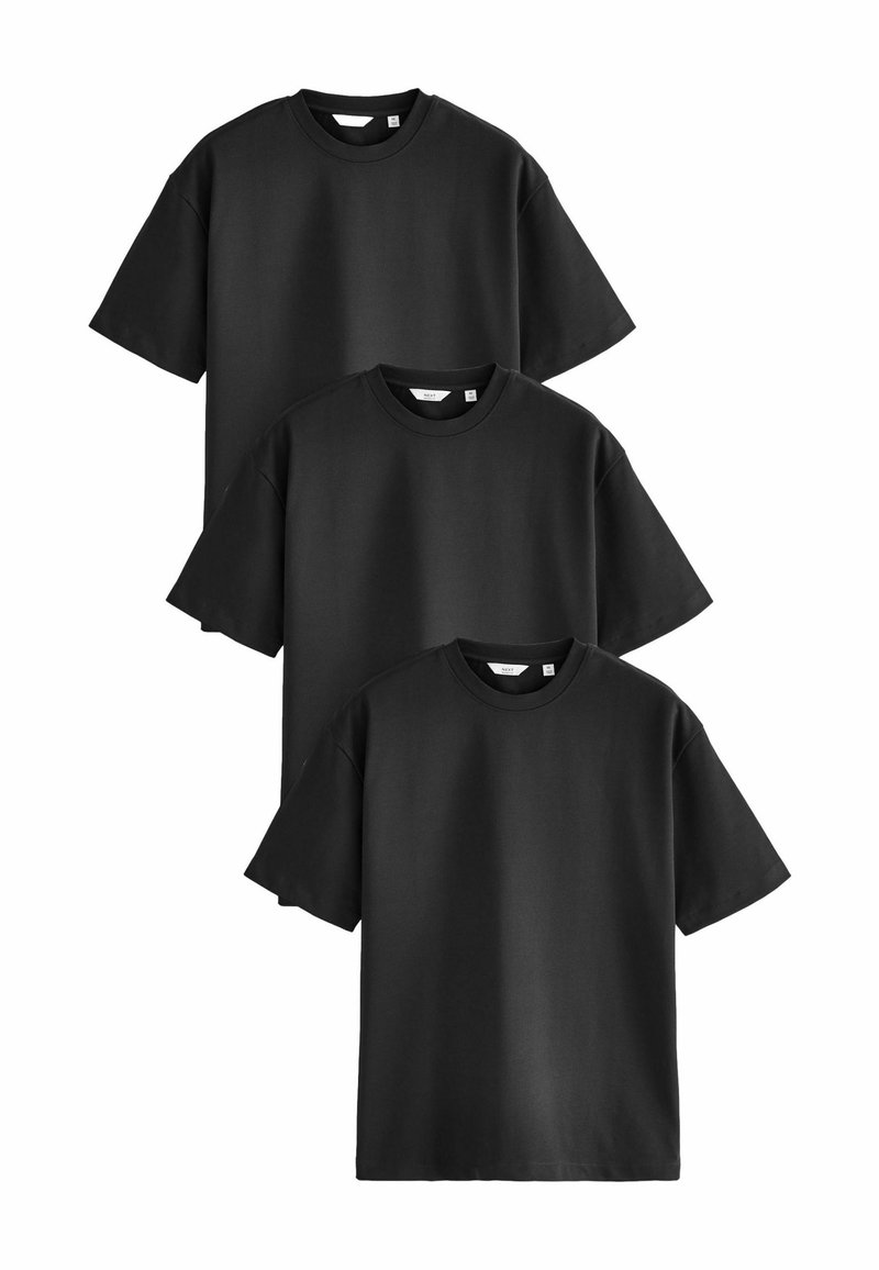 Next HEAVYWEIGHT 3 PACK - Základné tričko - black