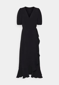 ONLMETTE WRAP MIDI DRESS - Vapaa-ajan mekko - black