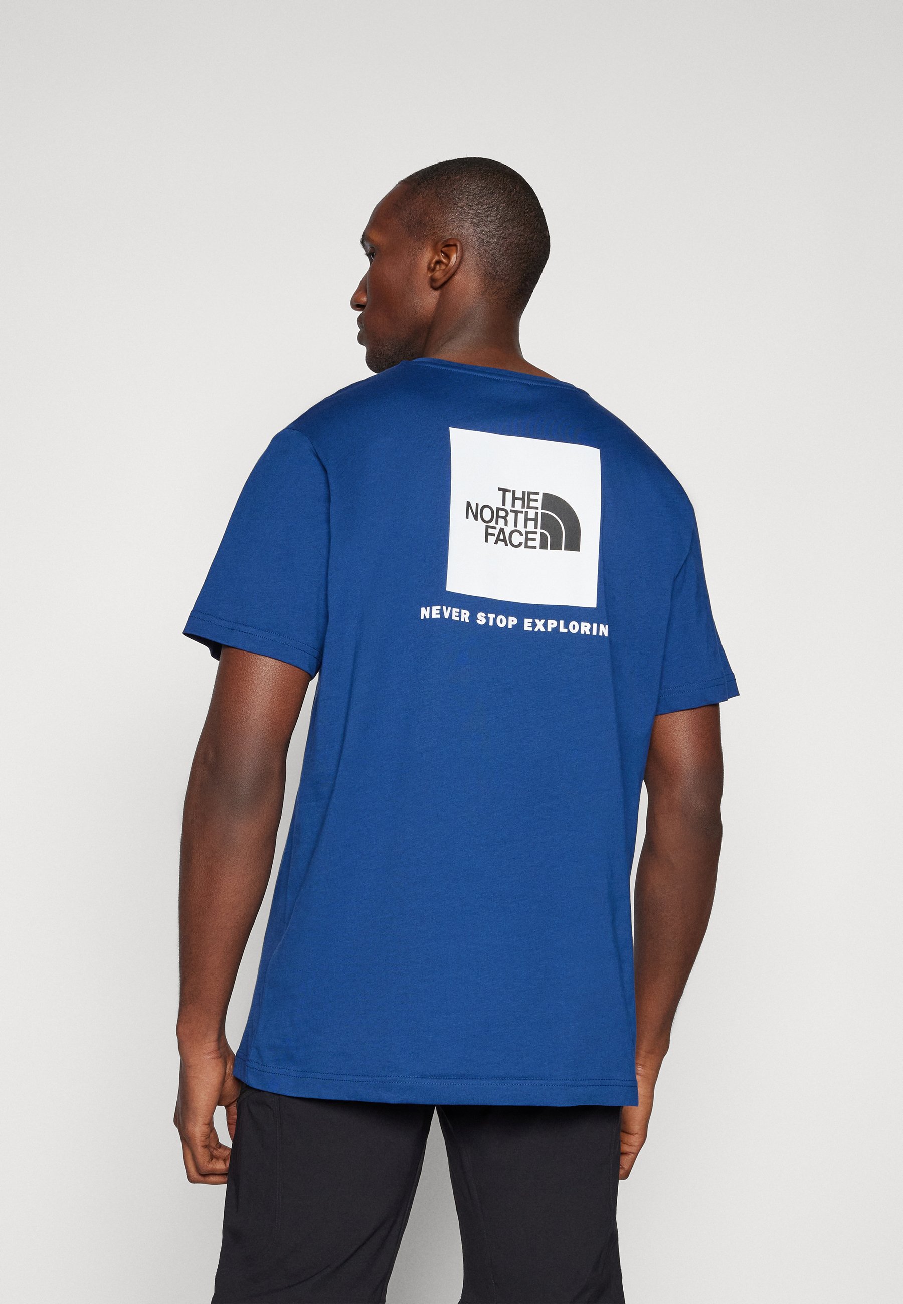 VIP【関税送料無料】希少 THE NORTH FACE BLUE COTTON T-SHIRT The North Face NSE TEE - Print T-shirt - estate blue/white